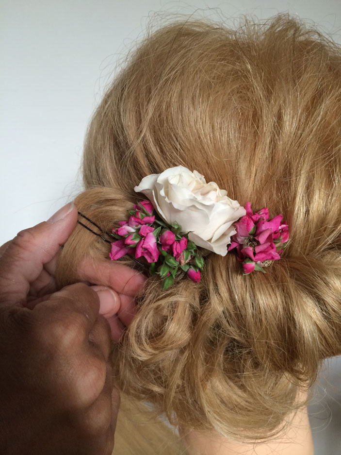 Wedding Hairstyles - Fresh Flowers